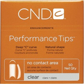 CND Performance Tips Clear 50 pk Size 3 #17334