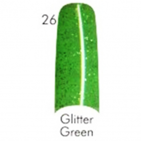 Lamour Color Tips Glitter Green 100-26