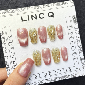 Linc Q Press on Nails Tips #637 Short 00637