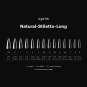 Apres Gel-X Tips Natural Stiletto Long 50PK NSTL4.5