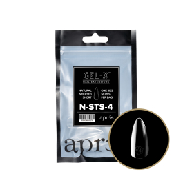 Apres Gel-X Tips Natural Stiletto Short Refill Bag NSTS4