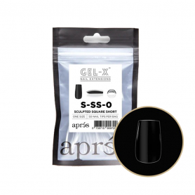 Apres Gel-X Individual Tips Sculpted Square Short 50PK SSS0