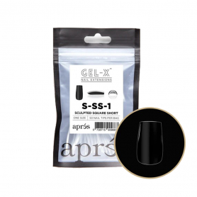 Apres Gel-X Individual Tips Sculpted Square Short 50PK SSS1