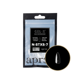 Apres Gel-X Tips Natural Stiletto X-Short Refill NSTXS7