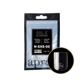 Apres Gel-X Tips Natural Square X-Short Refill Bag NSXS00