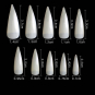 Cre8tion NailTips 500ps 09 Natural Super Curve Stellito15146