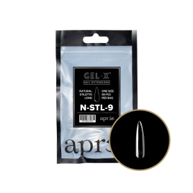 Apres Gel-X Tips Natural Stiletto Long 50PK NSTL9/37712