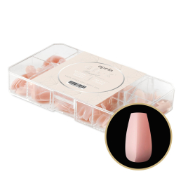 Apres Neutrals Gel-X Margot Natural Coffin Short 40188