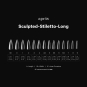 Apres Gel-X Tips Sculpted Stiletto Long 50PK SSTL4.5 40554