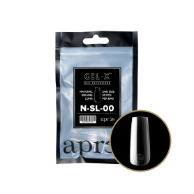 Apres Gel-X Individual Tips Natural Square Long 50PK NSL00