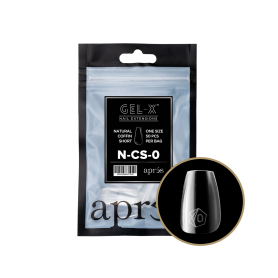 Apres Gel-X Tips Natural Coffin Short Refill Bag NCS0 40739