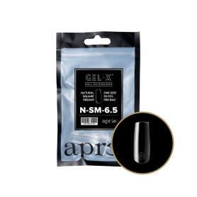 Apres Gel-X Individual Tips Natural Square Medium NSM6.5