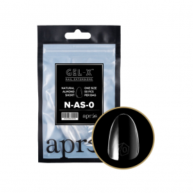 Apres Gel-X Soft Gel Tips Natural Almond Short 50Pcs N-AS-0