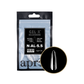 Apres Gel-X Soft Gel Tips Natural Almond Long N-AL-5.5