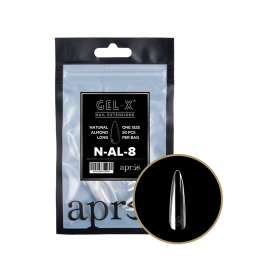 Apres Gel-X Soft Gel Tips Natural Almond Long Refill N-AL-8