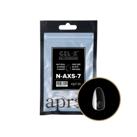 Apres Gel-X Tips Natural Almond X-Short Refill Bag NAXS7