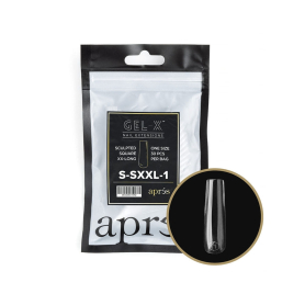 Apres Gel-X Tips Sculpted Square XXLong S-SXXL-1 41576