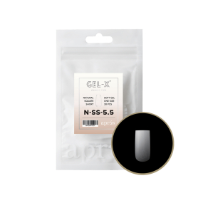 Apres Ombre Gel-X Natural Square Short Refill N-SS-5.5 41823