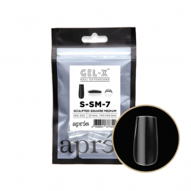 Apres Gel-X Individual Tips Sculpted Square Medium 50PK SSM7