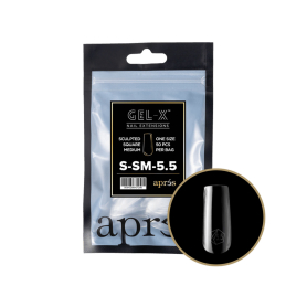 Apres Gel-X Tips Sculpted Square Medium 50PK SSM5 40728