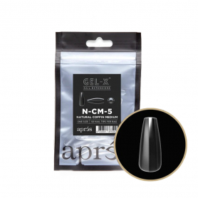 Apres Gel-X Tips Natural Coffin Medium Refill Bag NCM5 40759