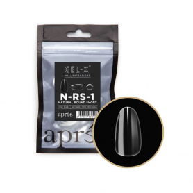 Apres Gel-X Tips Natural Round Short 50PK NRS1/95741