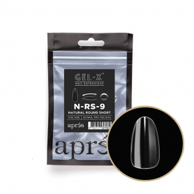 Apres Gel-X Tips Natural Round Short Refill Bag NRS9 40779