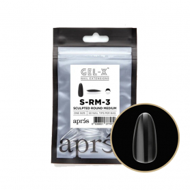 Apres Gel-X Individual Tips Sculpted Round Medium 50PK SRM3