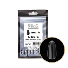 Apres Gel-X Individual Tips Sculpted Round Short 50PK SRS3