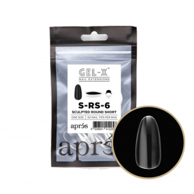 Apres Gel-X Individual Tips Sculpted Round Short 50PK SRS6