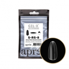 Apres Gel-X Individual Tips Sculpted Round Short 50PK SRS8