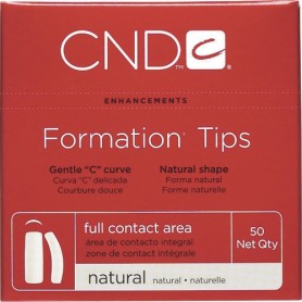 CND Formation Tips Natural 50 pk Size 1 16301