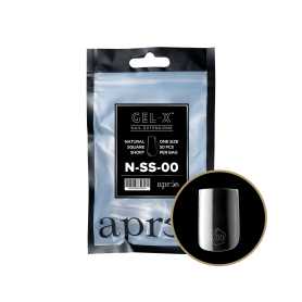 Apres Gel-X Tips Natural Square Short 50PK NSS00 40794