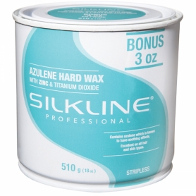 Silkline Azulene Hard Wax W/Zin & Titanium 18oz. SL18AZUHRDC