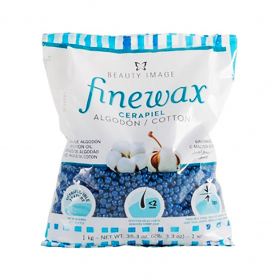 Beauty Image Finewax Cerapel W/Cotton Oil 1KG Beads 11020