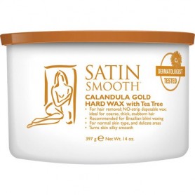 Satin Smooth Calandula Gold Hard Wax W/TT 14 oz 814136/27936