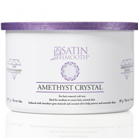 Satin Smooth Amethyst Crystal Soft Wax 14oz 814119/35703