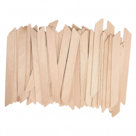 Silver Star Wooden Waxing Spatula 105MM 100PCS FH MB8