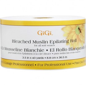 Gigi Bleached Muslin Epilating Roll 3.5"x40yards #0650