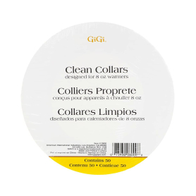 Gigi Clean Collars 50 ct. Designed for 8 oz Warmers 08000