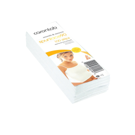 Caronlab Spunlace90 Waxing Strips 80x225mm White 100 Strips