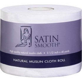 Satin Smooth Natural Muslin Cloth Roll 3.5"x40YD 814190