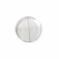 Westlab Petri Dish 2 Compartment, 100 x 15mm - Case of 600