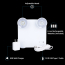Rechargeable Battery-Powered LED Emergency Light (2-pack)