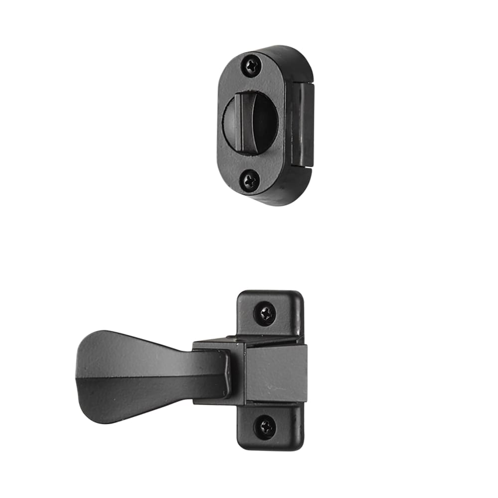DX Pull Handle Set With Keyed Deadbolt, Matte Black