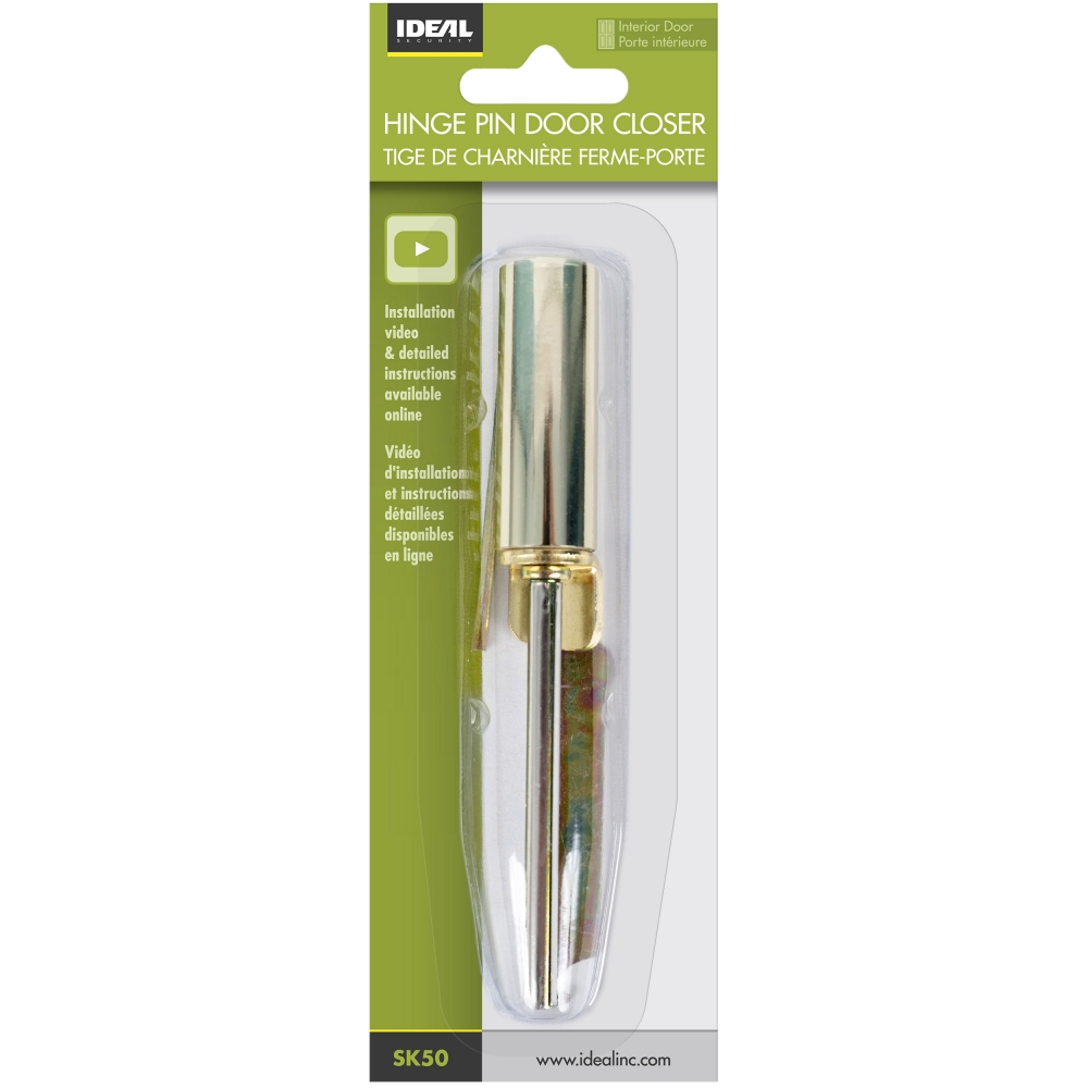 Polished Brass Hinge Pin Door Closer (2-Pack) Polished Brass Hinge Pin Door Closer (2-Pack)