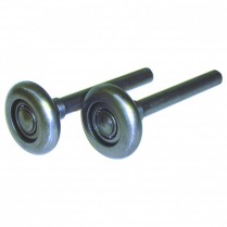 Steel Garage Rollers, 2" With 10 Ball-Bearings (2-Pack)