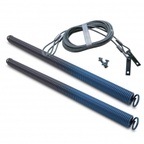 Garage Door Springs With Safety Cables, For 135 lbs To 145 lbs Doors, Dark Blue (2-Pack)
