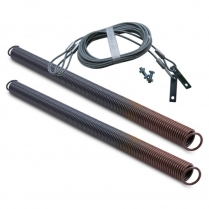 Garage Door Springs With Safety Cables, For 155 lbs To 165 lbs Doors, Brown (2-Pack)