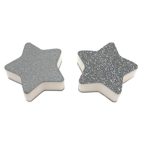 Silkline 2-Sided Stars Mini Buffers BUFFMINI1BRC 02785